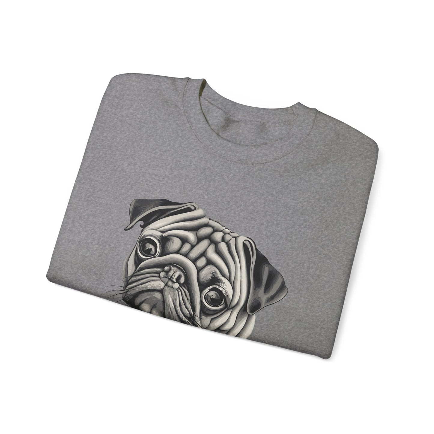 Pug, Dog, Dog Lover, Unisex Heavy Blend™ Crewneck Sweatshirt