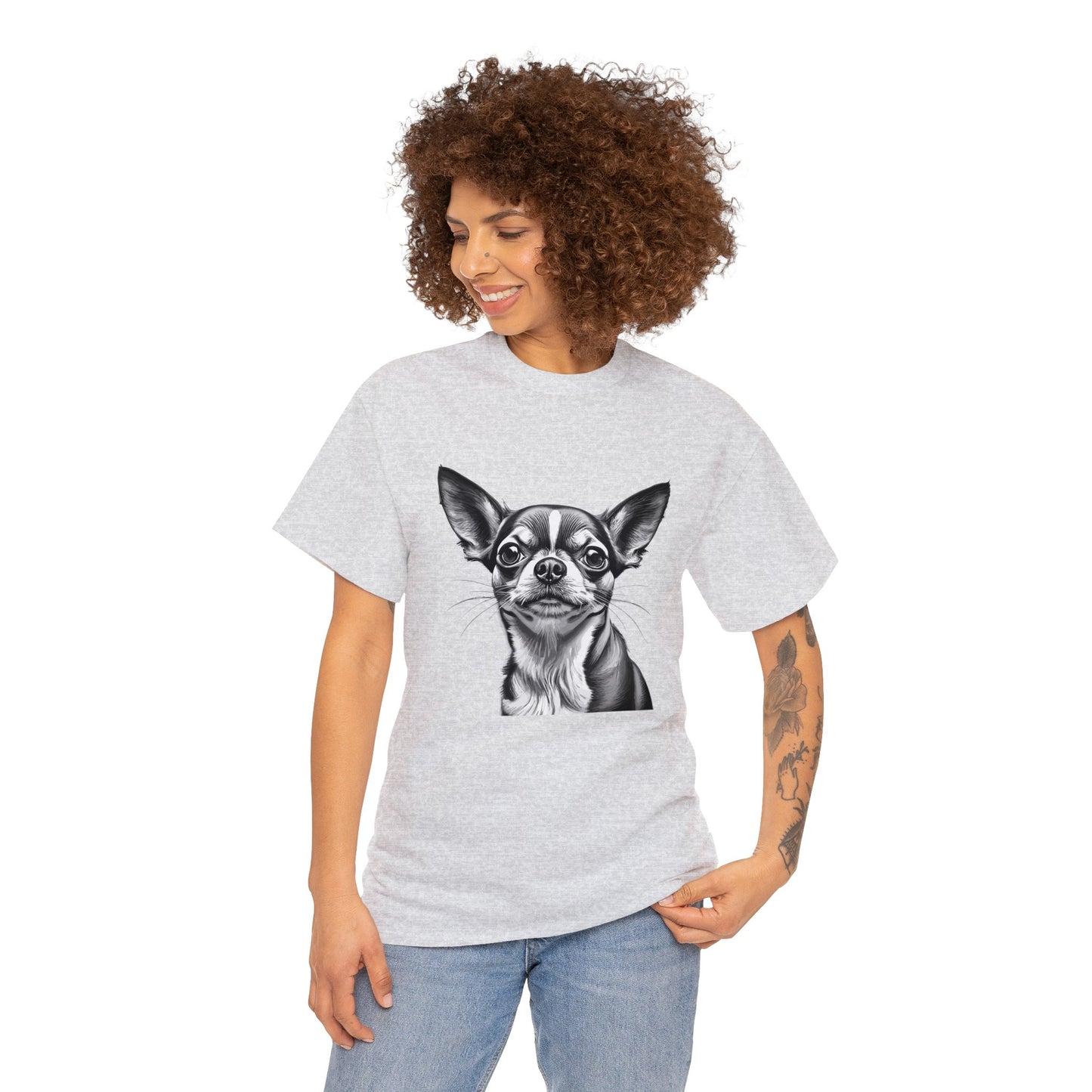 Chihuahua, Dog, Dog Lover, Unisex Heavy Cotton Tee