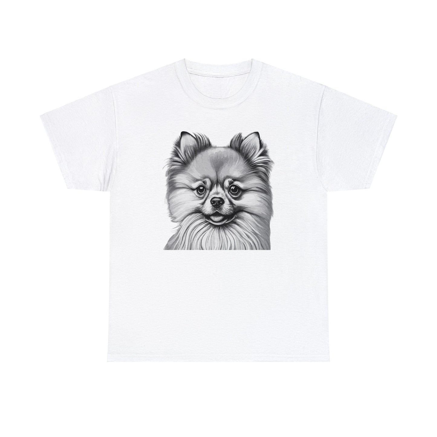Pomeranian, Dog, Dog Lover, Unisex Heavy Cotton Tee