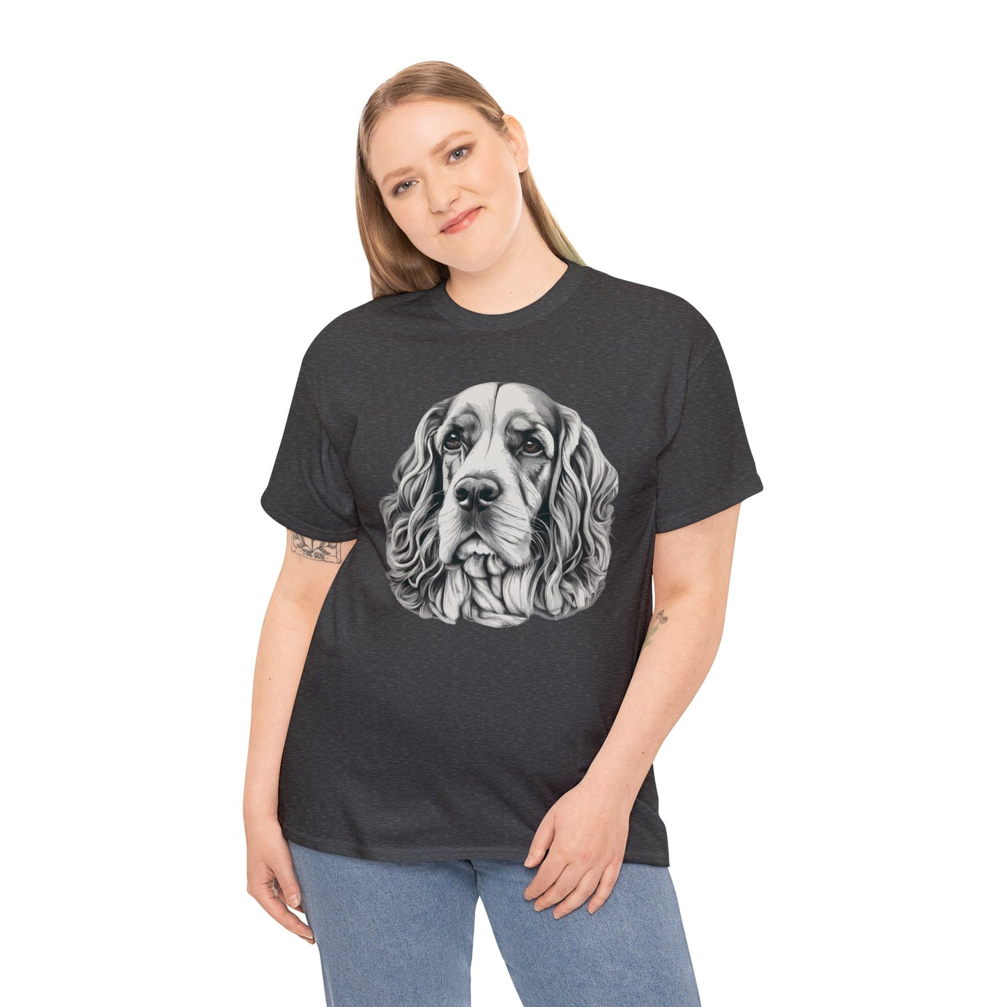 Cocker Spaniel, Dog, Dog Lover, Unisex Heavy Cotton Tee