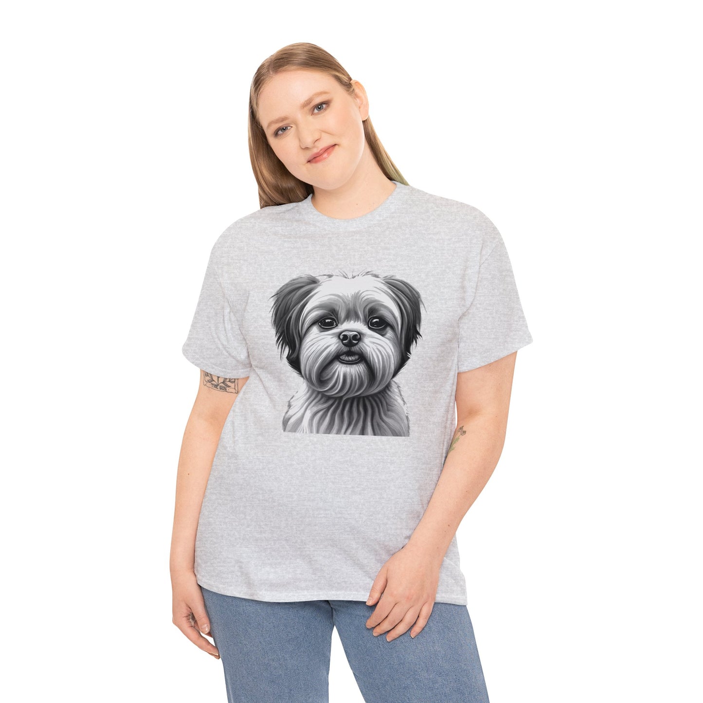 Shih Tzu, Dog, Dog Lover, Unisex Heavy Cotton Tee