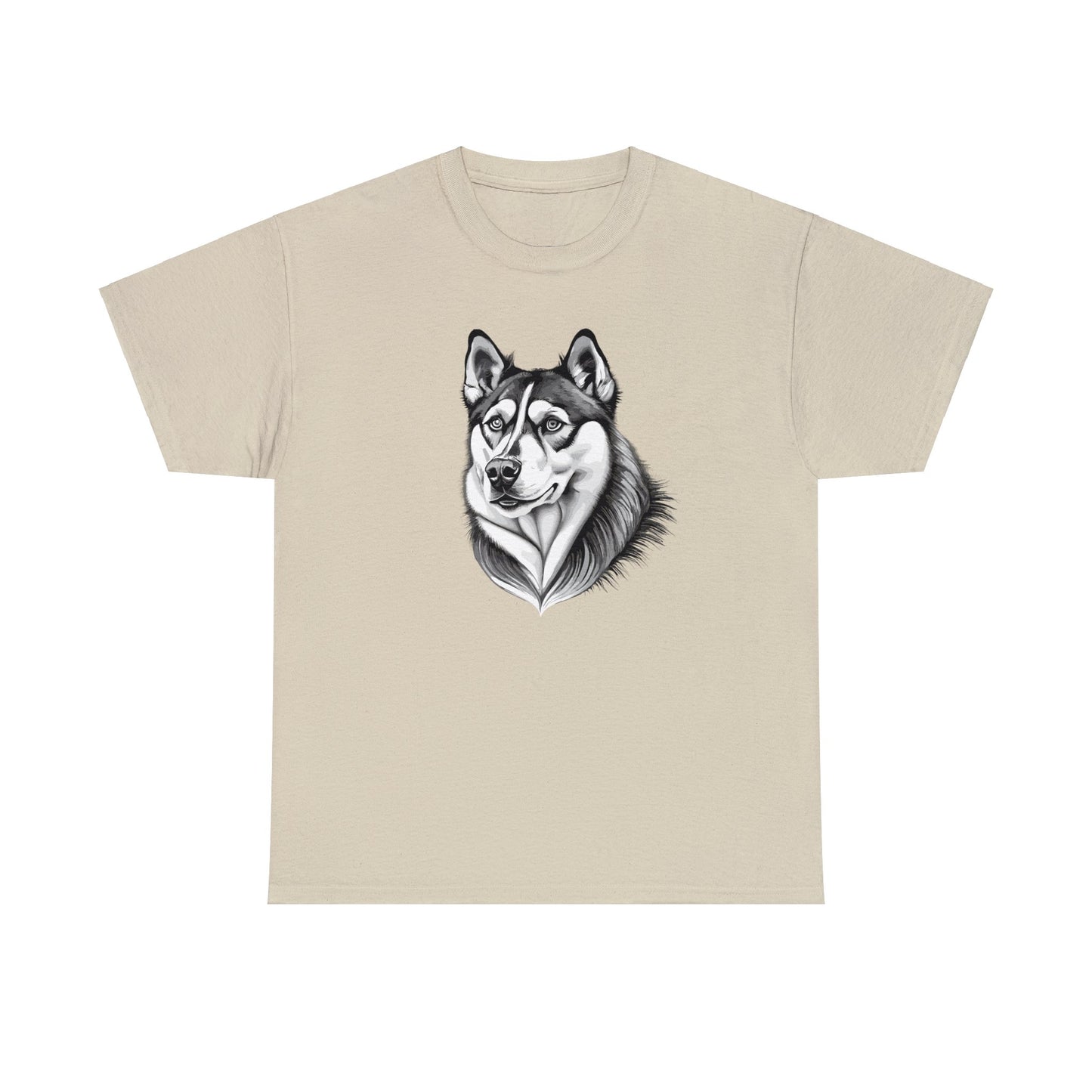 Husky, Dog, Dog Lover, Unisex Heavy Cotton Tee