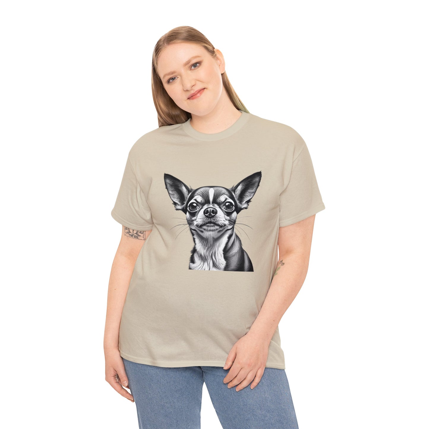 Chihuahua, Dog, Dog Lover, Unisex Heavy Cotton Tee