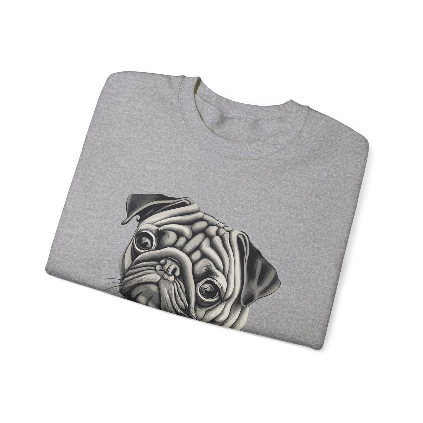 Pug, Dog, Dog Lover, Unisex Heavy Blend™ Crewneck Sweatshirt