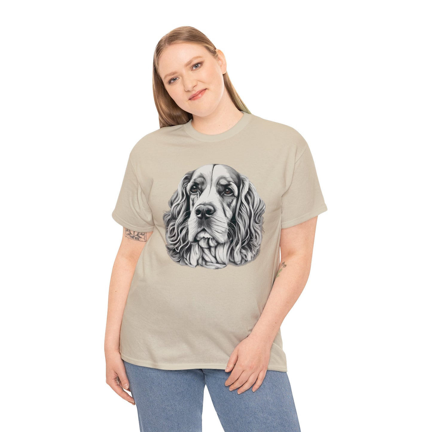 Cocker Spaniel, Dog, Dog Lover, Unisex Heavy Cotton Tee