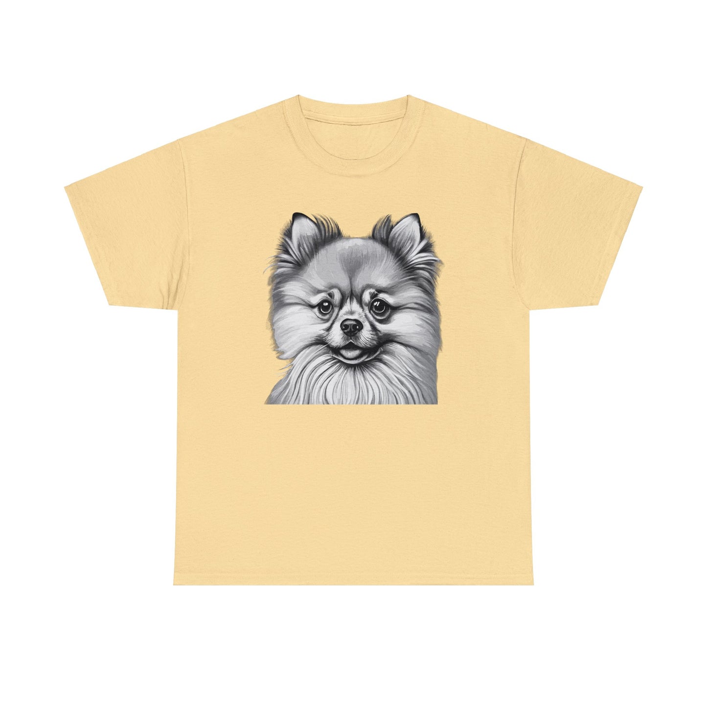 Pomeranian, Dog, Dog Lover, Unisex Heavy Cotton Tee