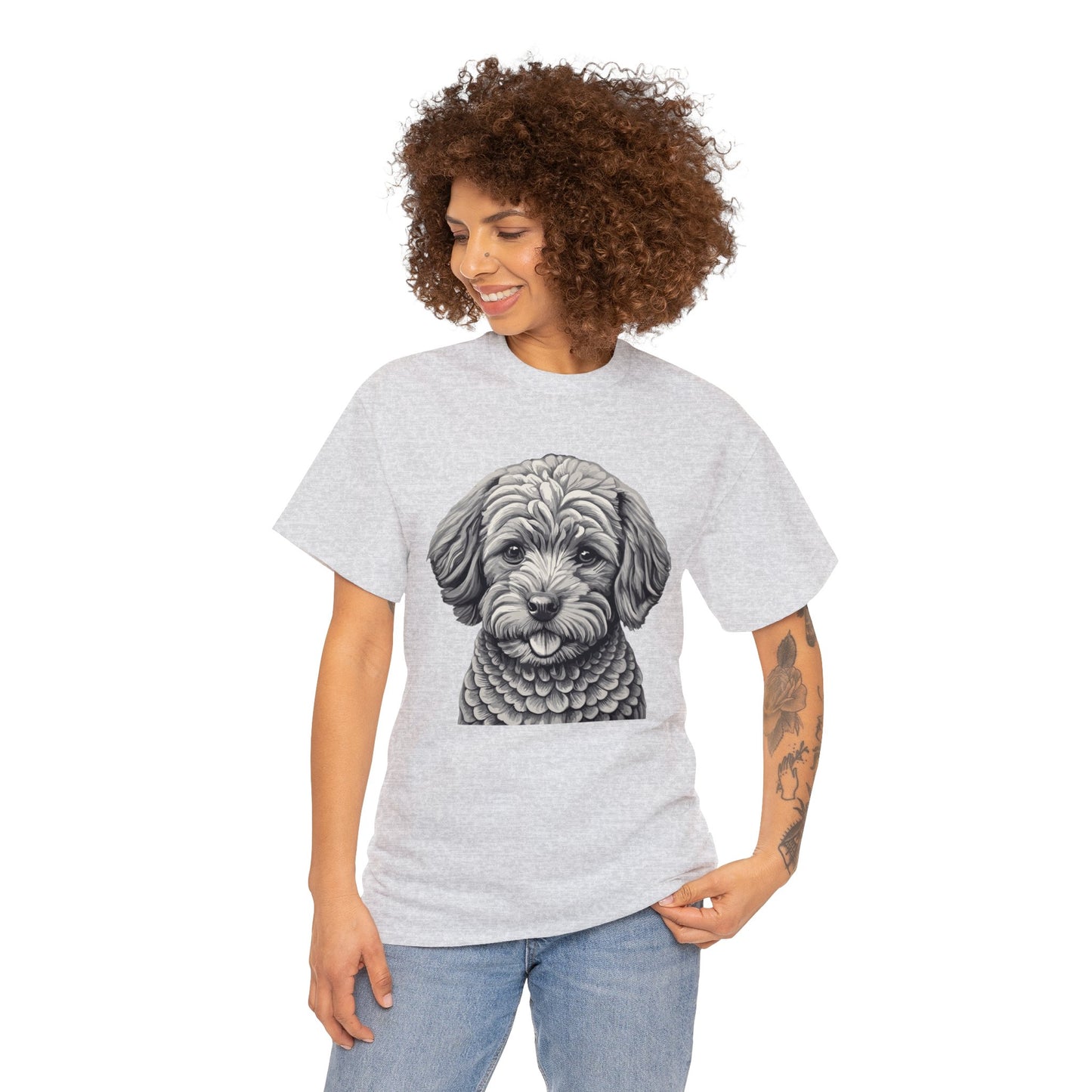 Cockapoo, Dog, Dog Lover, Unisex Heavy Cotton Tee