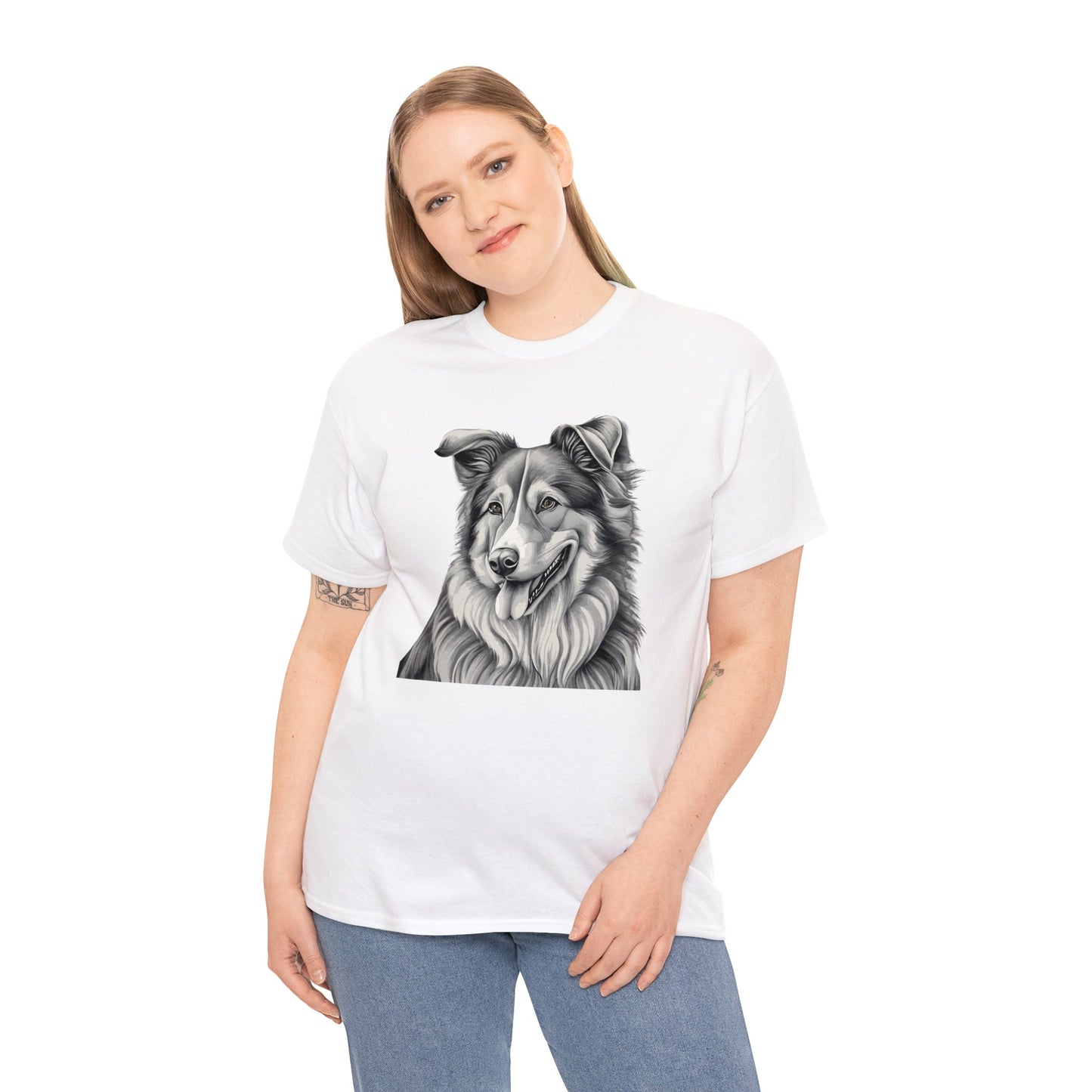 Collie, Dog, Dog Lover, Unisex Heavy Cotton Tee