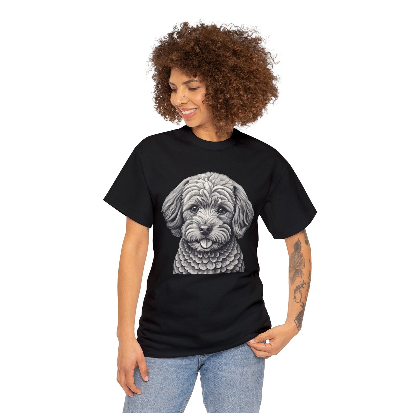 Cockapoo, Dog, Dog Lover, Unisex Heavy Cotton Tee