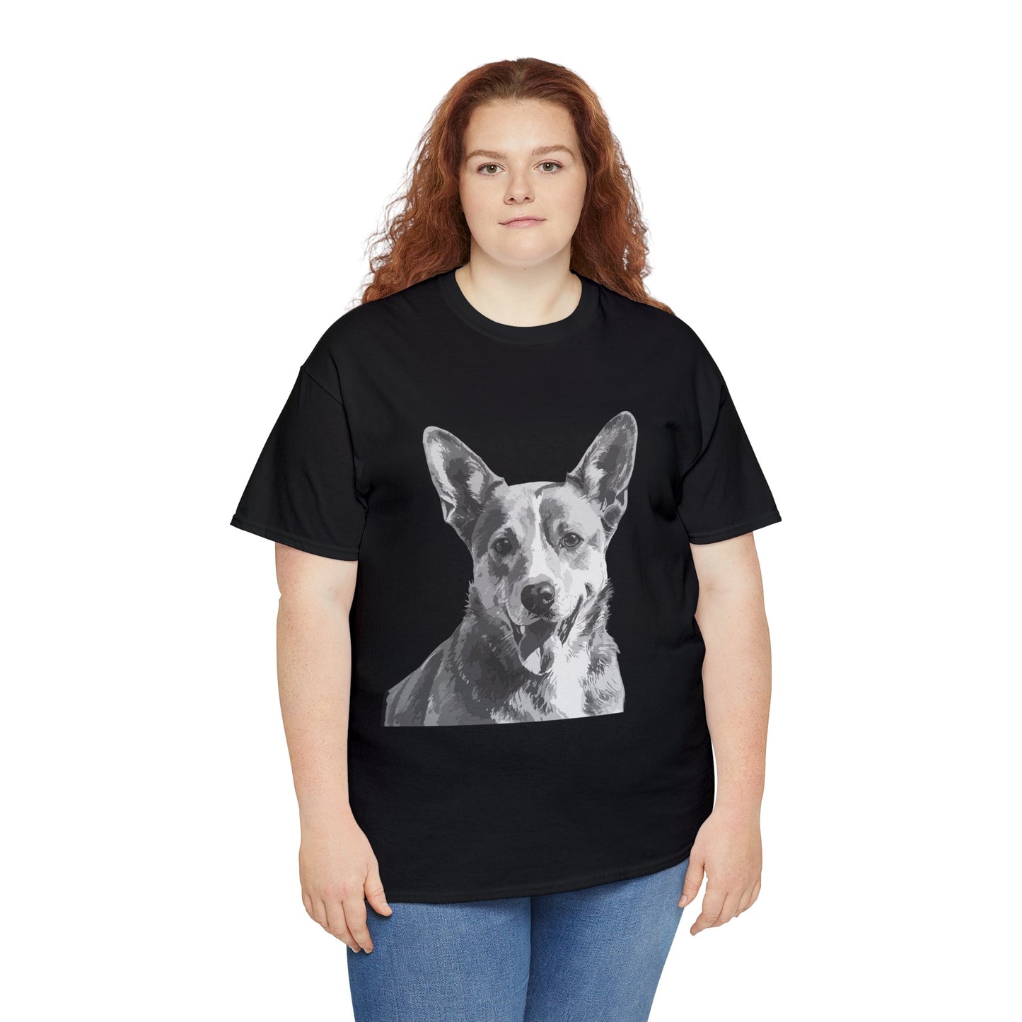 Australian Cattle Dog, Dog, Cute, Puppy, Love, Family Unisex Heavy Cotton Tee