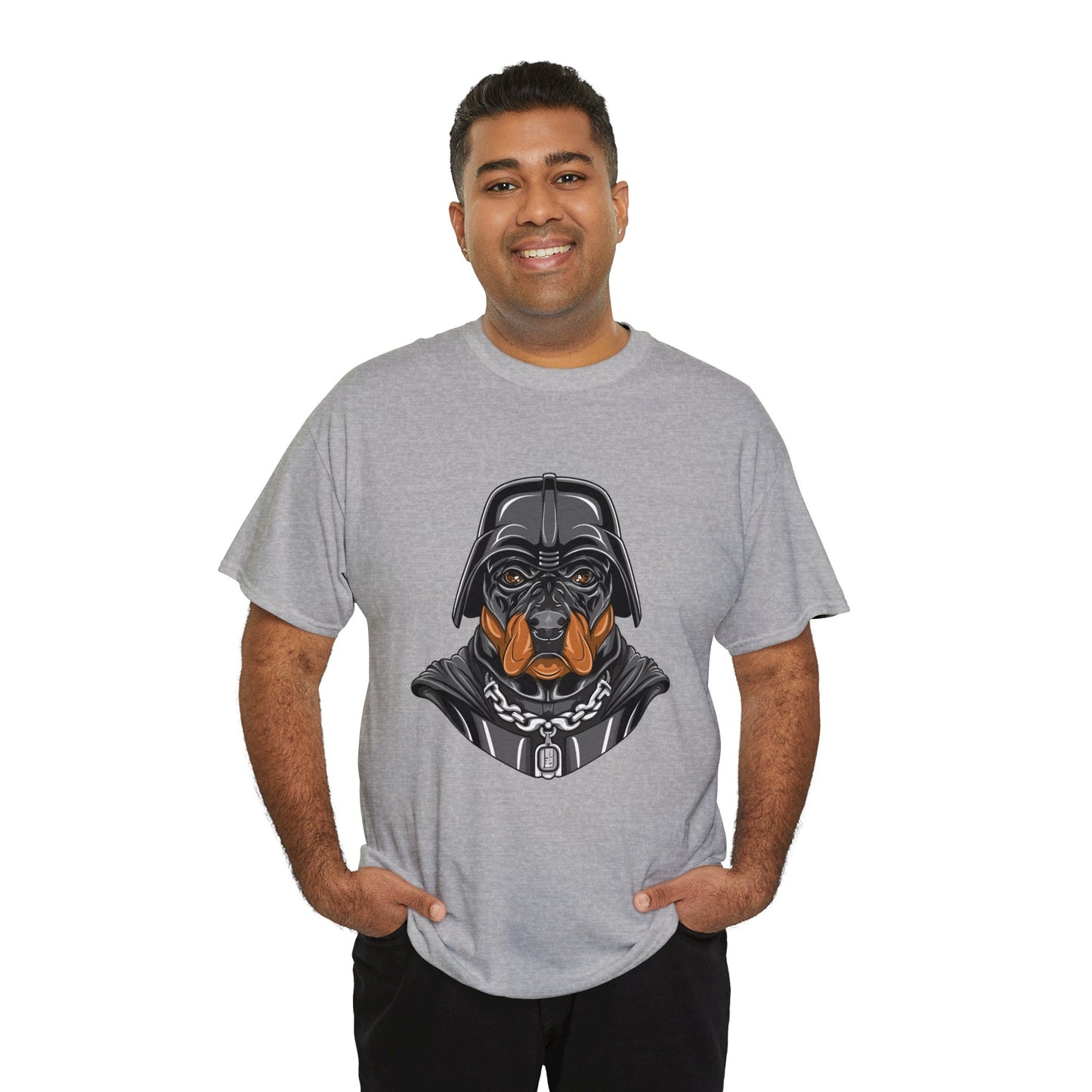 Vader Dog, Star Wars, Darth Vader, Unisex Heavy Cotton Tee