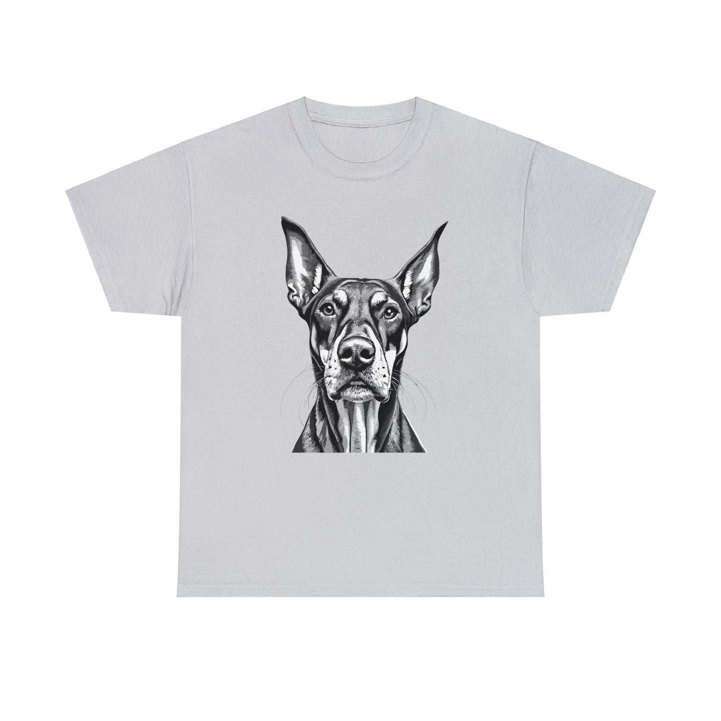 Doberman Pinscher, Dog, Cute, Puppy, Love, Family, Unisex Heavy Cotton Tee