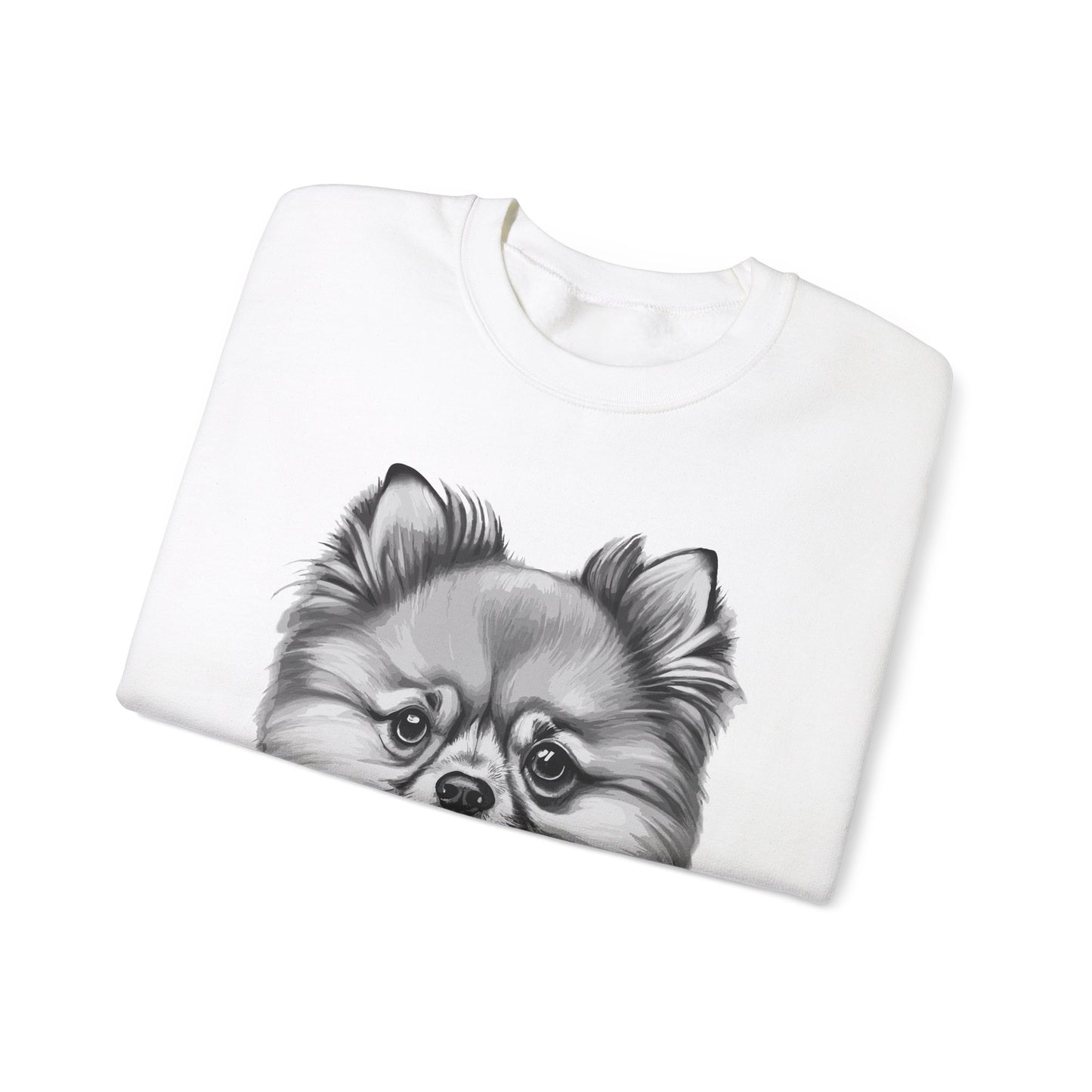 Pomeranian, Dog, Dog Lover, Unisex Heavy Blend™ Crewneck Sweatshirt