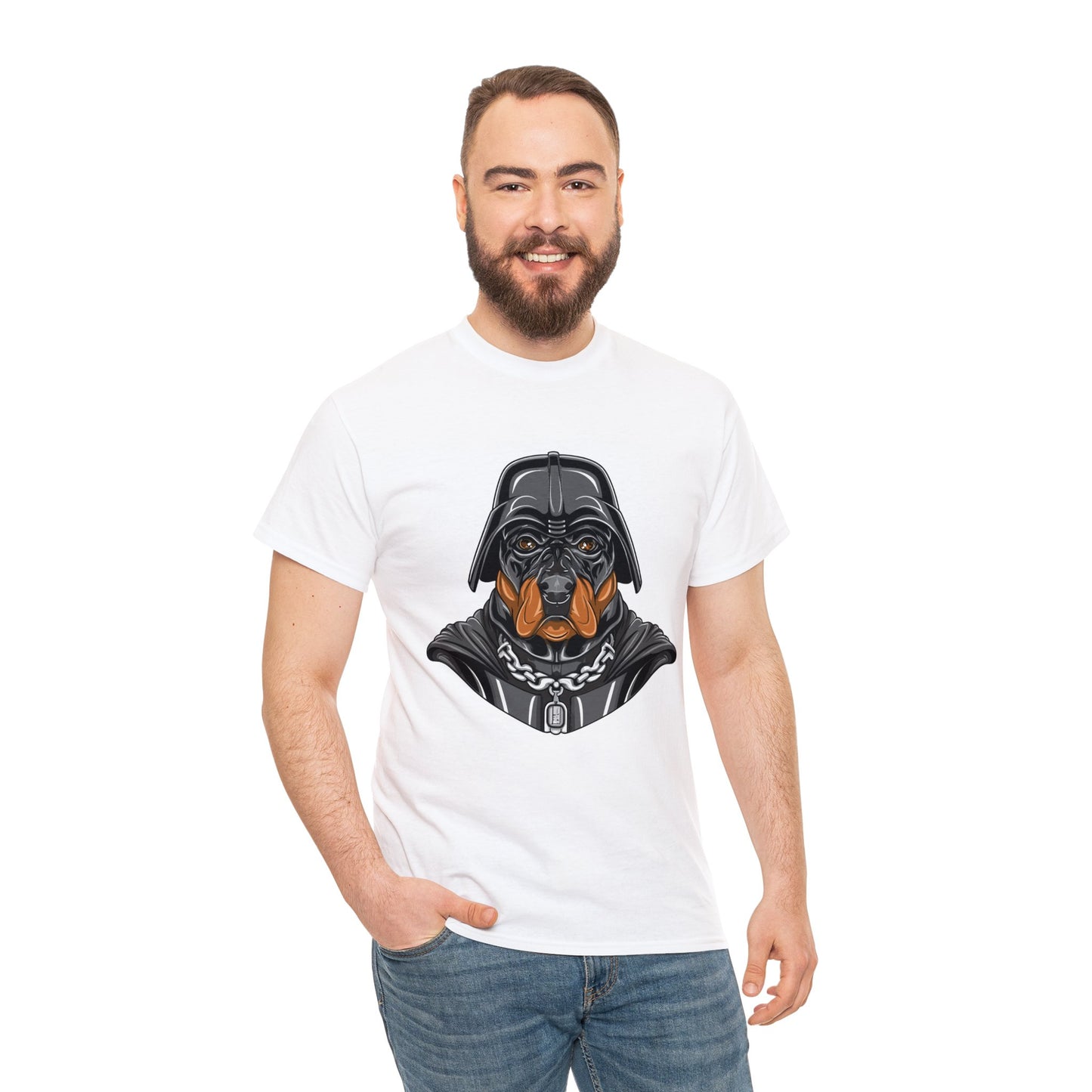 Vader Dog, Star Wars, Darth Vader, Unisex Heavy Cotton Tee