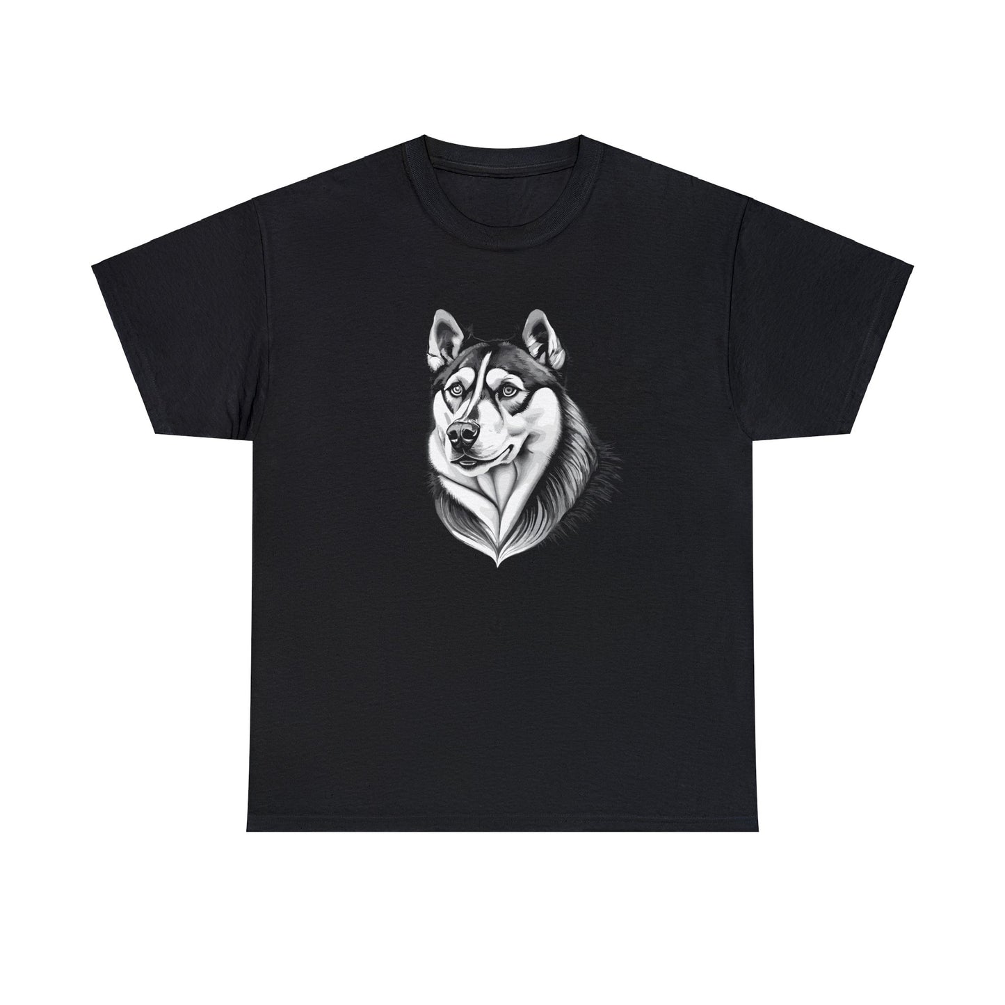 Husky, Dog, Dog Lover, Unisex Heavy Cotton Tee