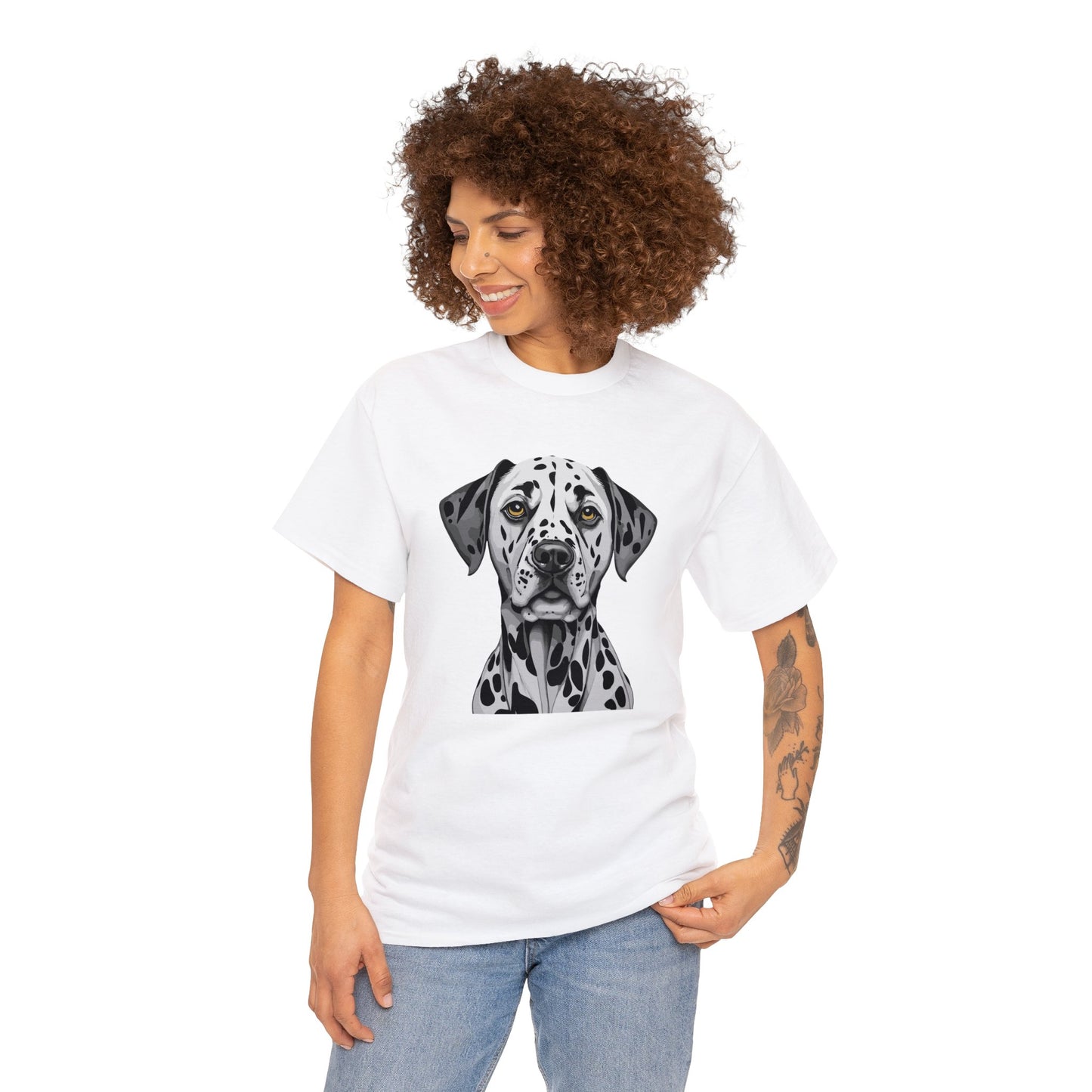 Dalmation, Dog, Dog Lover, Unisex Heavy Cotton Tee