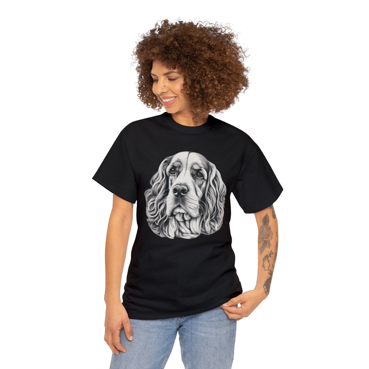 Cocker Spaniel, Dog, Dog Lover, Unisex Heavy Cotton Tee