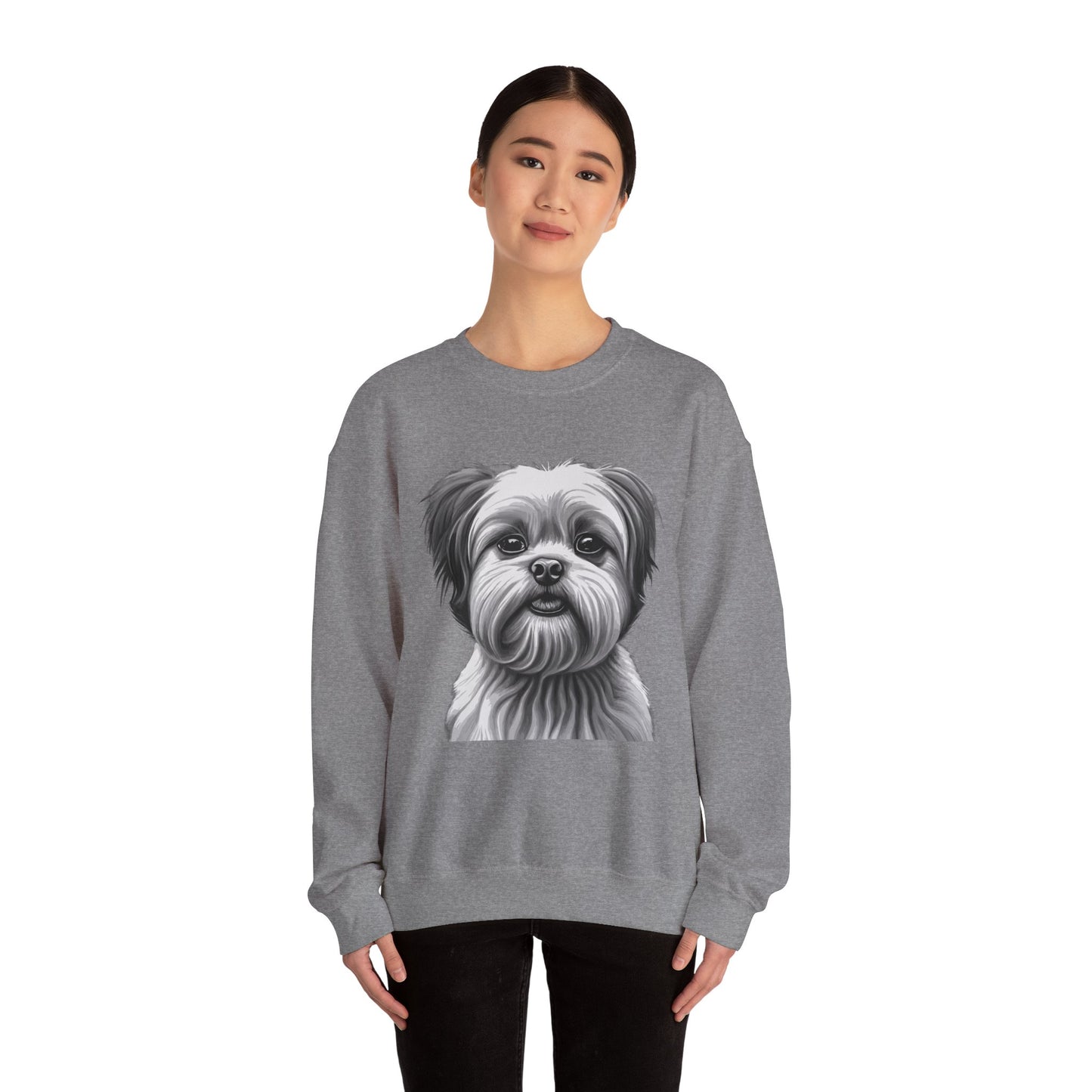Shih Tzu, Dog, Dog Lover, Unisex Heavy Blend™ Crewneck Sweatshirt