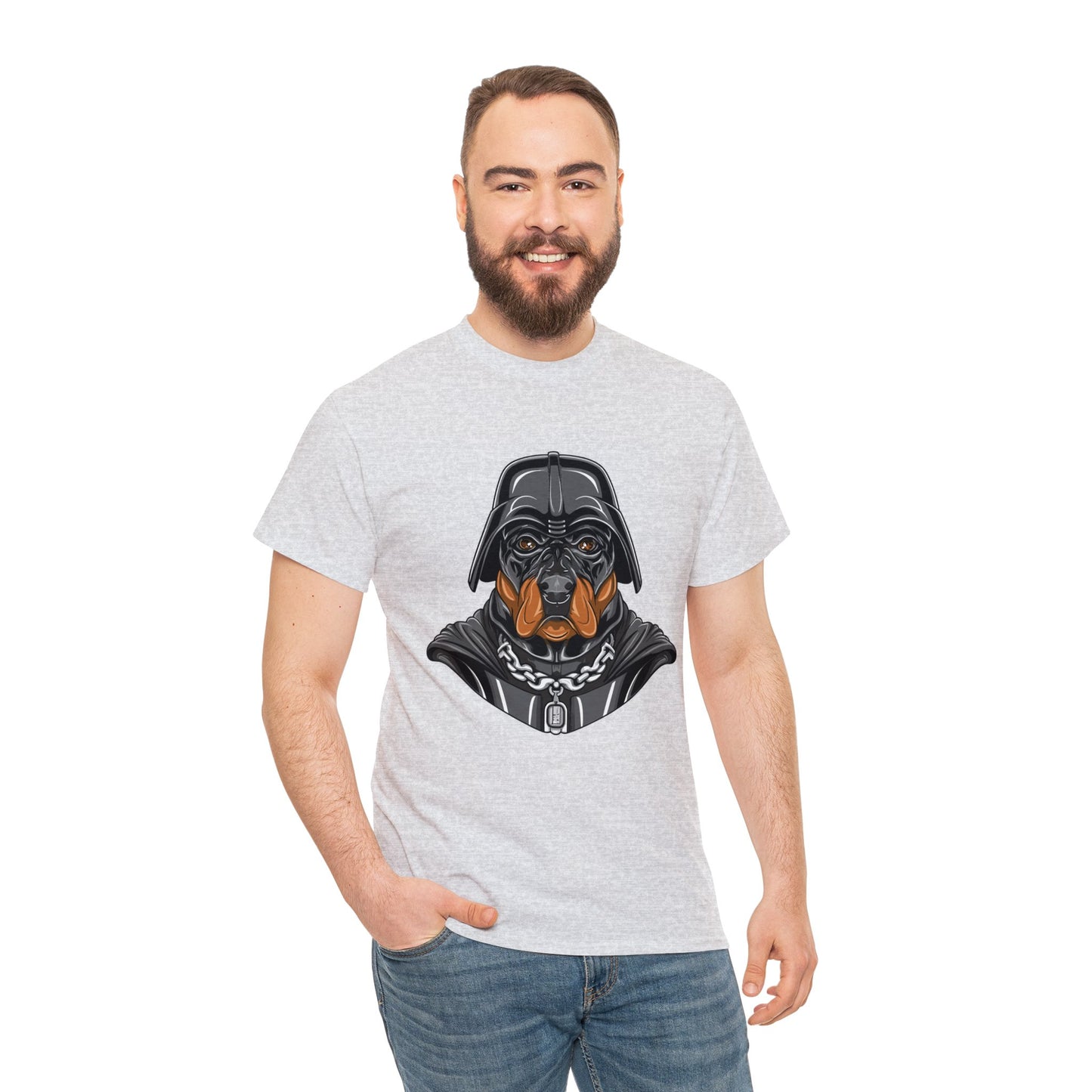 Vader Dog, Star Wars, Darth Vader, Unisex Heavy Cotton Tee