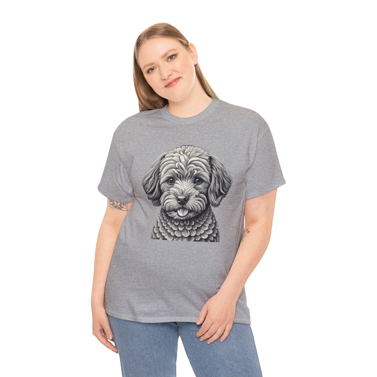 Cockapoo, Dog, Dog Lover, Unisex Heavy Cotton Tee