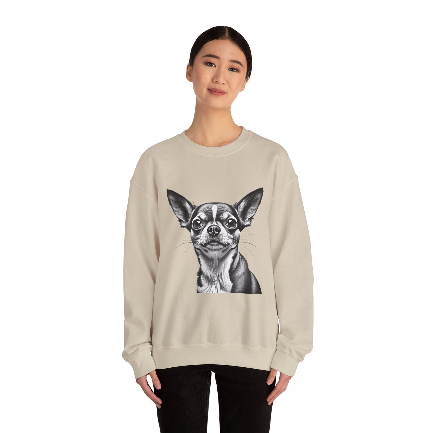 Chihuahua, Dog, Dog Lover, Unisex Heavy Blend™ Crewneck Sweatshirt