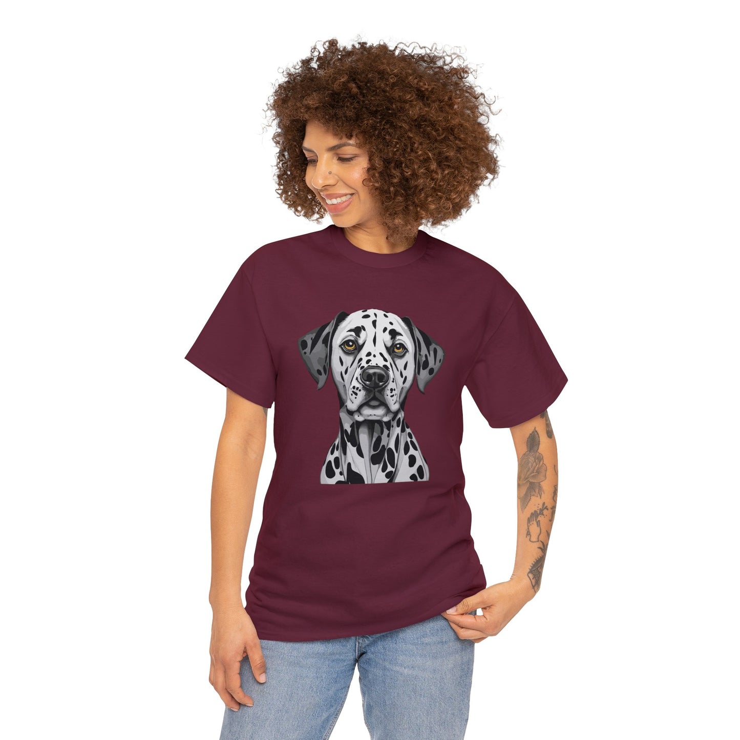 Dalmation, Dog, Dog Lover, Unisex Heavy Cotton Tee