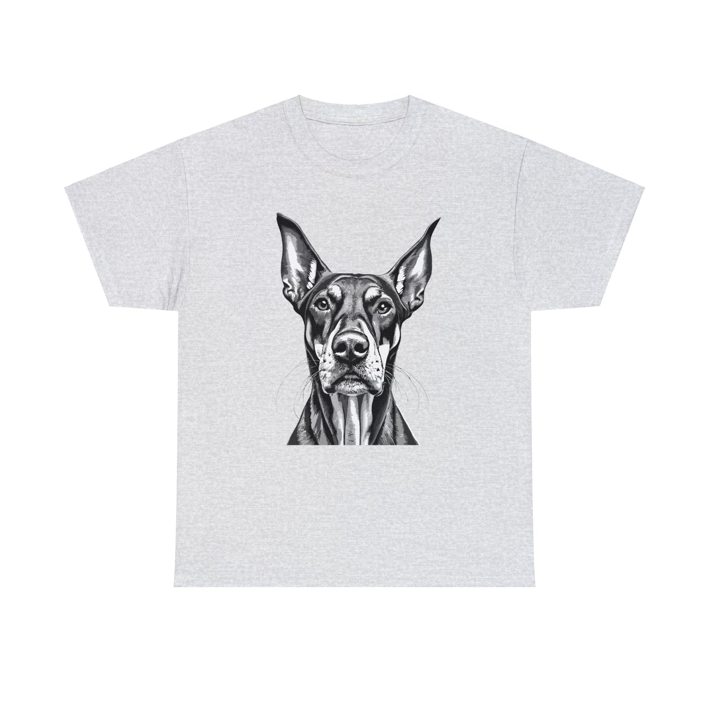 Doberman Pinscher, Dog, Cute, Puppy, Love, Family, Unisex Heavy Cotton Tee