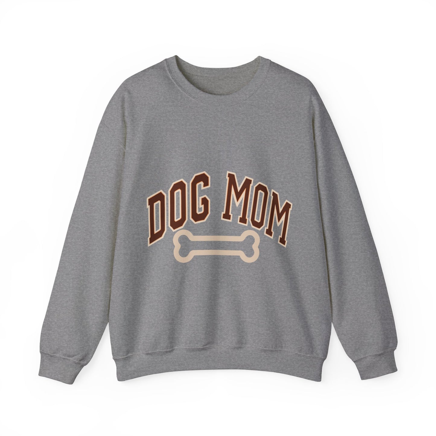 Dog Mom, Love, Dog, Mom, Puppy, Family, Unisex Heavy Blend™ Crewneck Sweatshirt