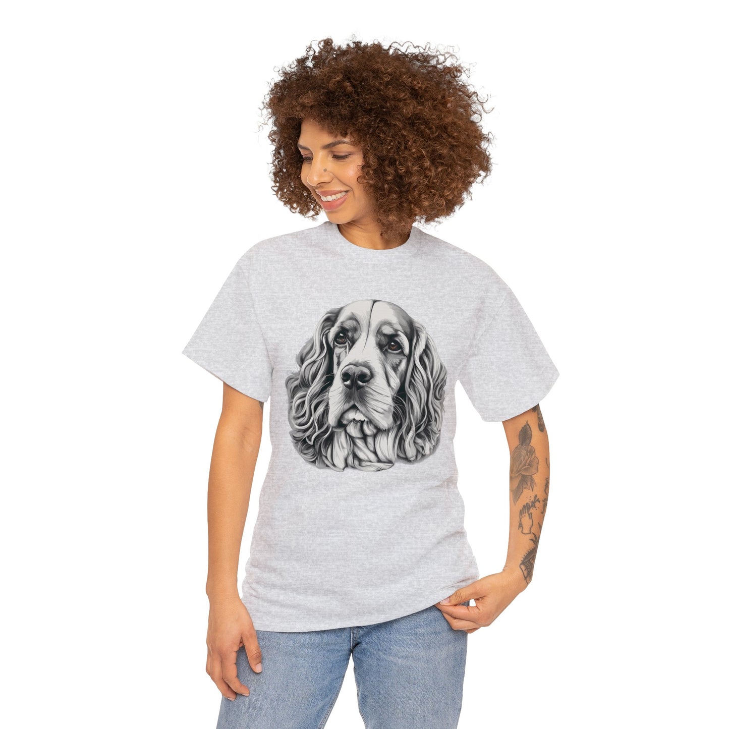 Cocker Spaniel, Dog, Dog Lover, Unisex Heavy Cotton Tee