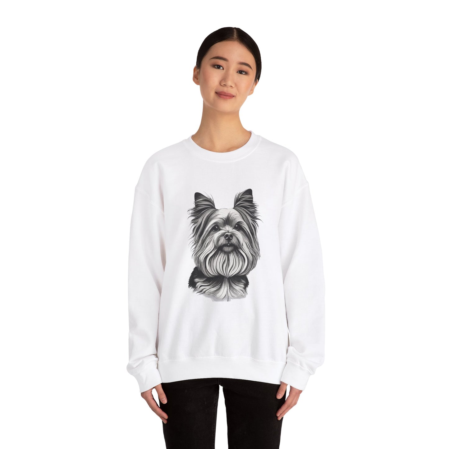 Yorkie, Dog, Dog Lover, Unisex Heavy Blend™ Crewneck Sweatshirt