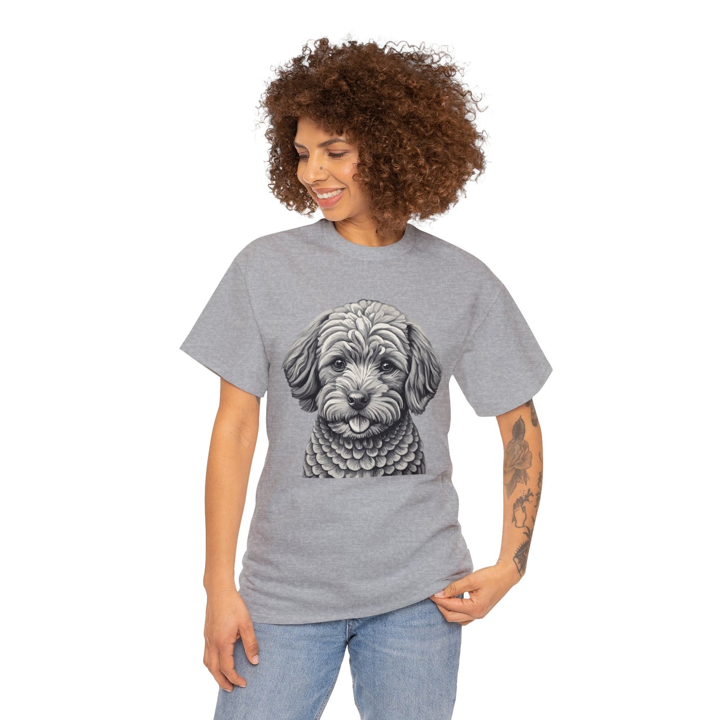 Cockapoo, Dog, Dog Lover, Unisex Heavy Cotton Tee