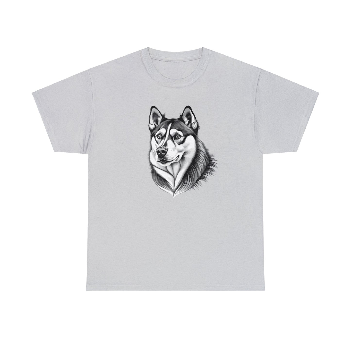 Husky, Dog, Dog Lover, Unisex Heavy Cotton Tee