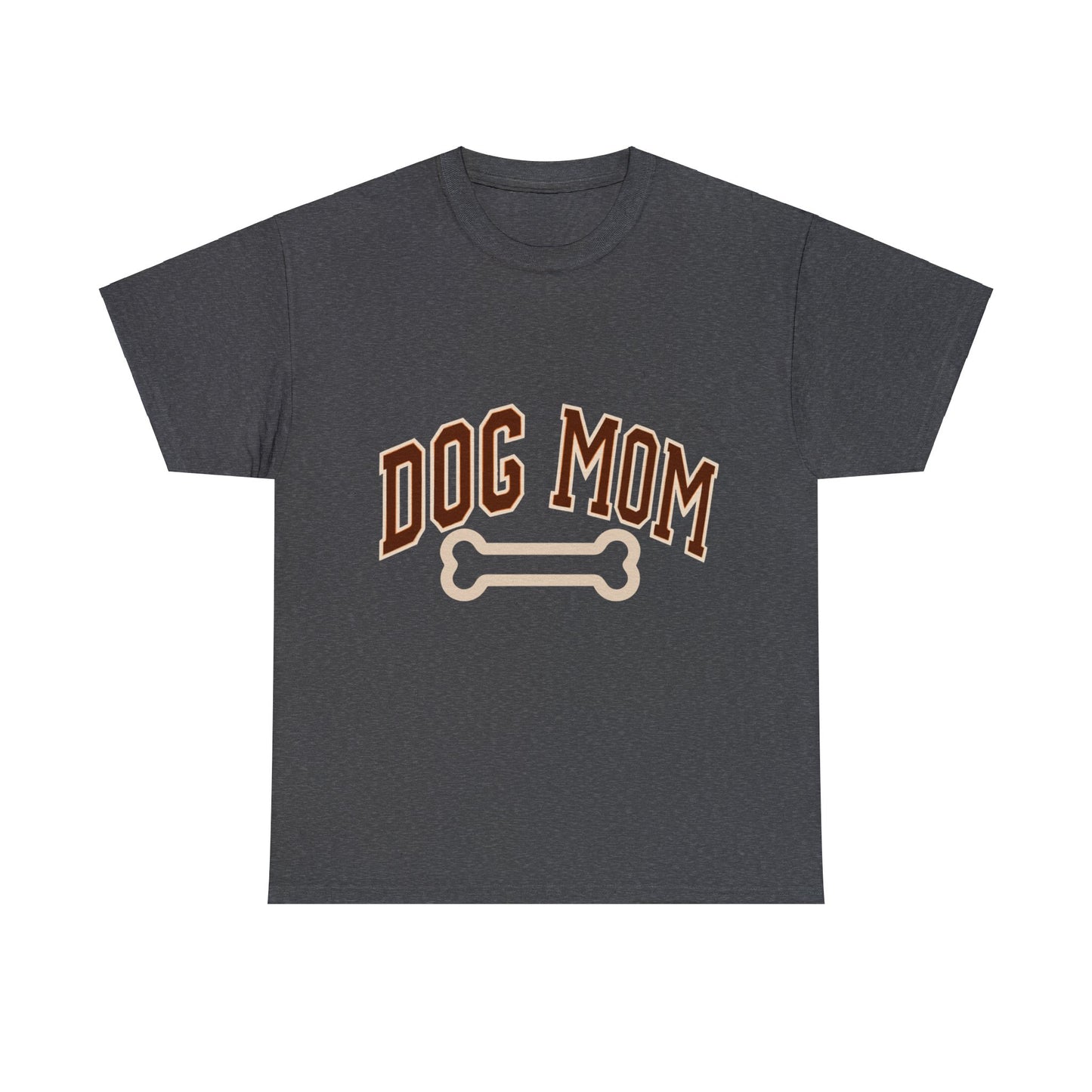 Dog Mom, Love, Dog, Mom, Puppy, Family, Unisex Heavy Cotton Tee