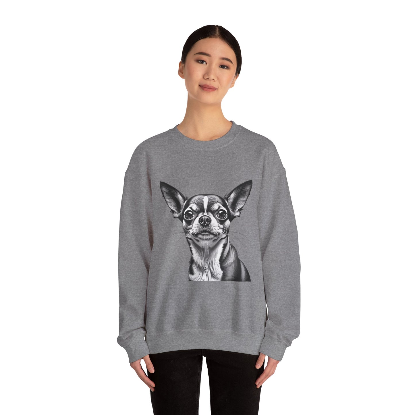 Chihuahua, Dog, Dog Lover, Unisex Heavy Blend™ Crewneck Sweatshirt