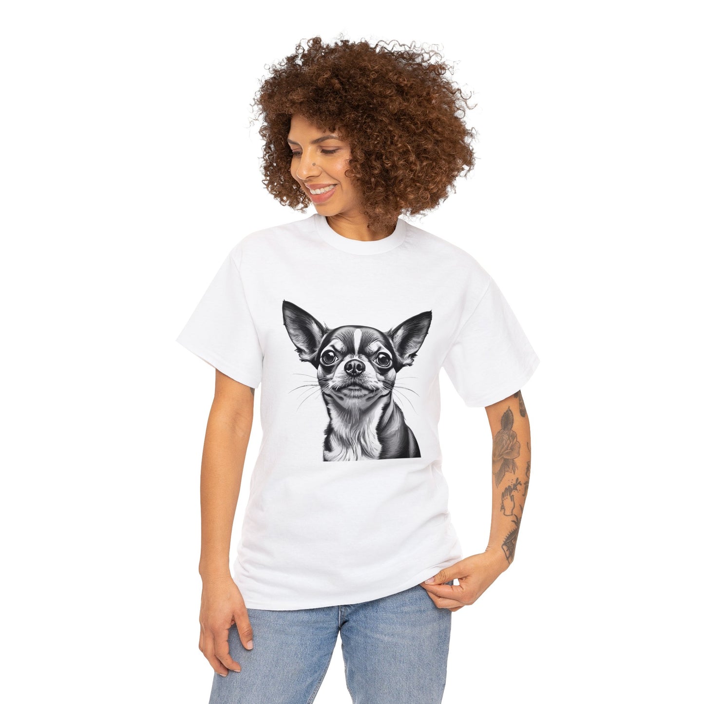 Chihuahua, Dog, Dog Lover, Unisex Heavy Cotton Tee