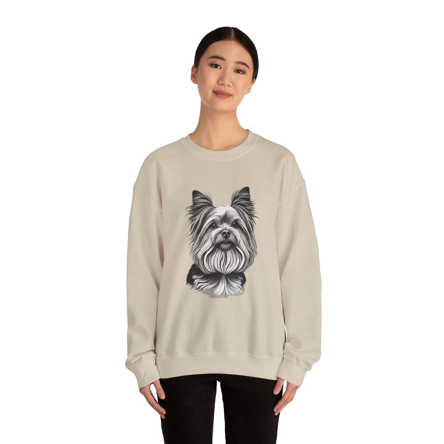 Yorkie, Dog, Dog Lover, Unisex Heavy Blend™ Crewneck Sweatshirt