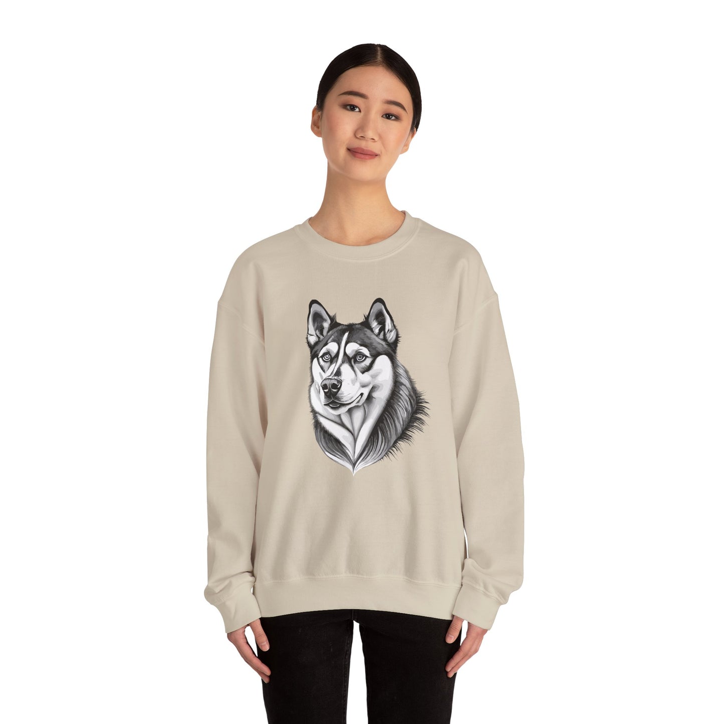 Husky, Dog, Dog Lover, Unisex Heavy Blend™ Crewneck Sweatshirt