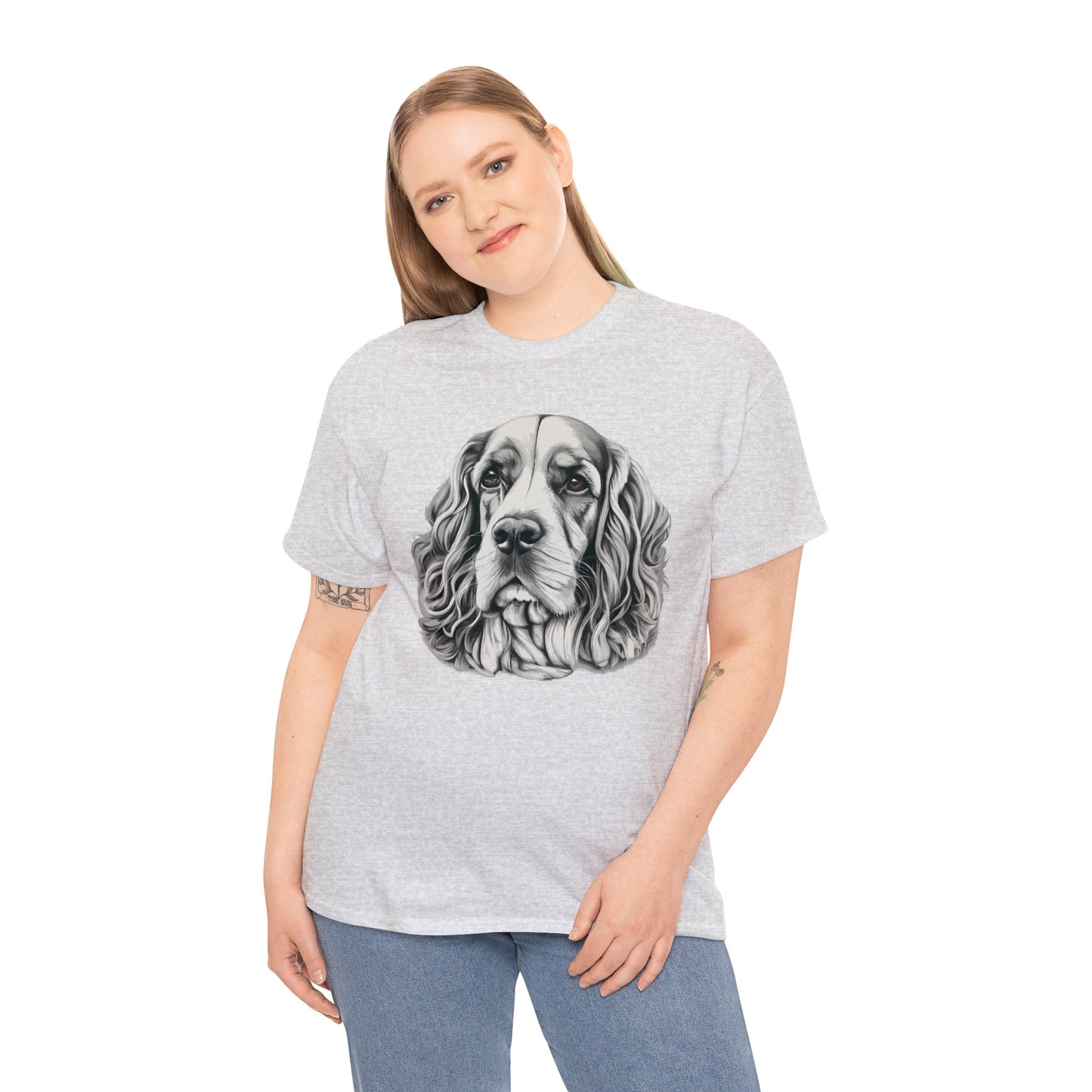 Cocker Spaniel, Dog, Dog Lover, Unisex Heavy Cotton Tee