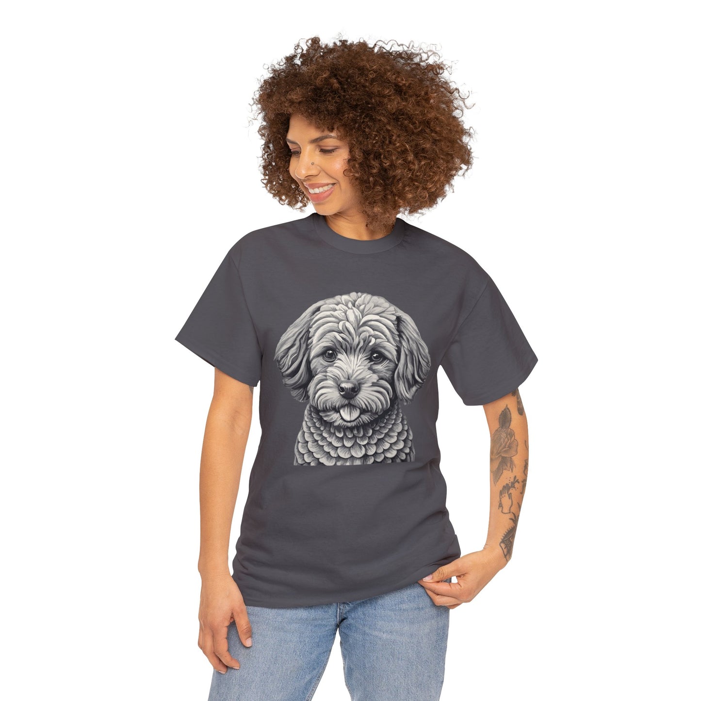 Cockapoo, Dog, Dog Lover, Unisex Heavy Cotton Tee