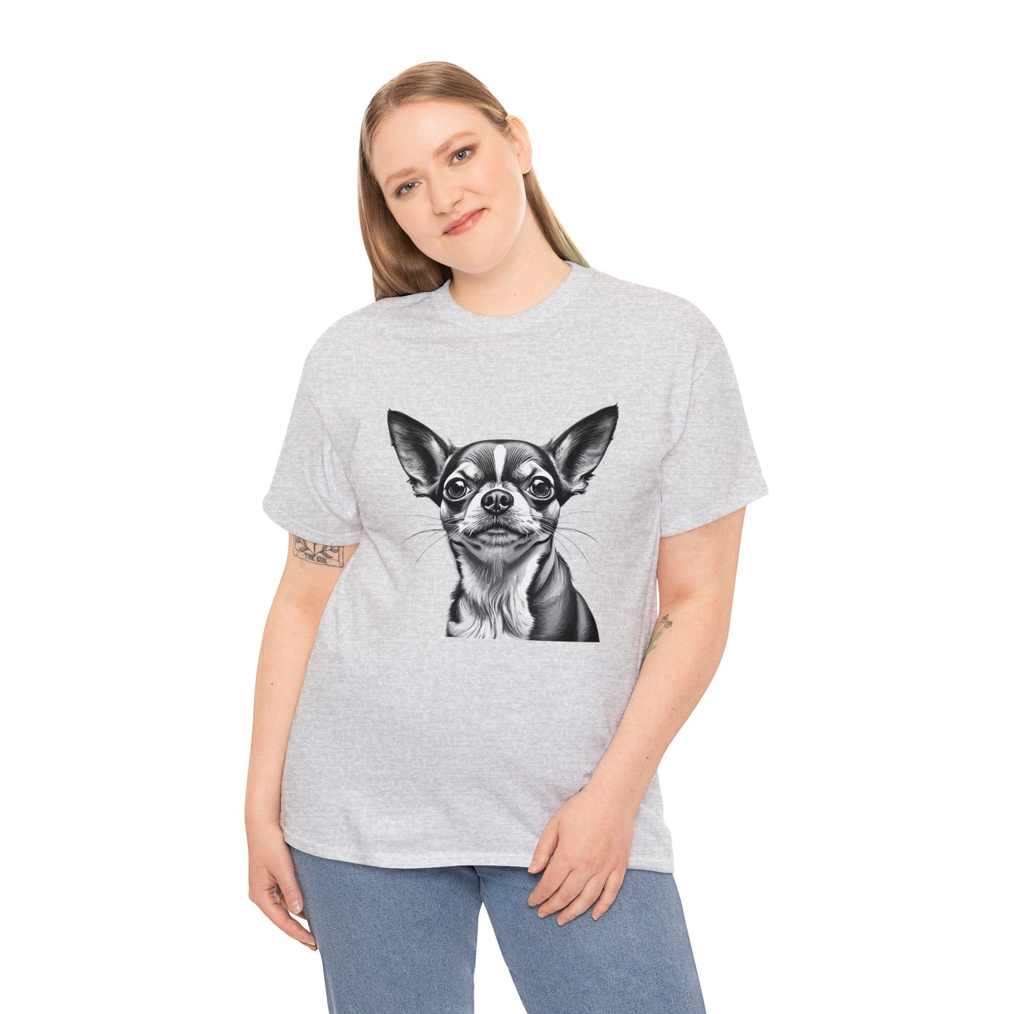 Chihuahua, Dog, Dog Lover, Unisex Heavy Cotton Tee