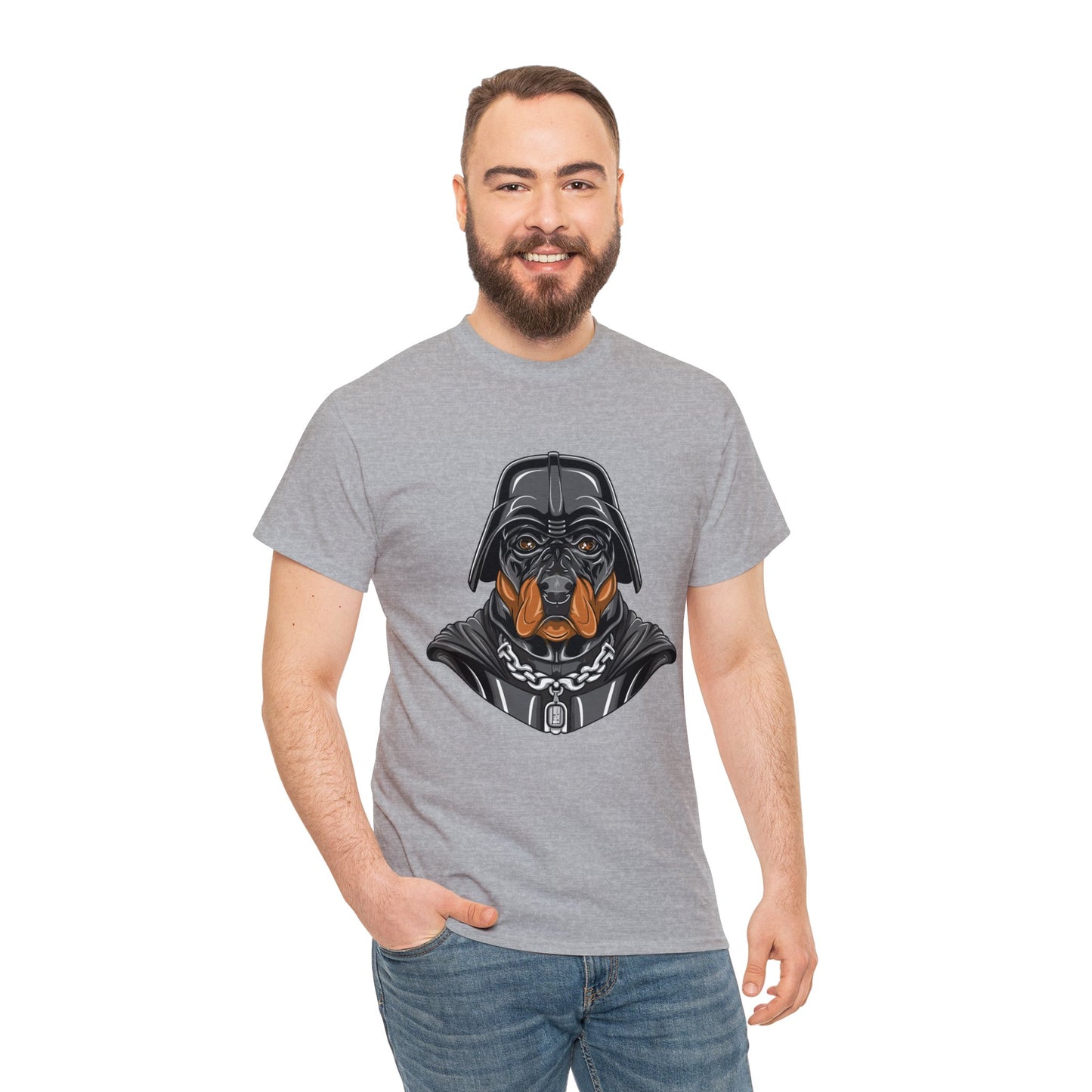 Vader Dog, Star Wars, Darth Vader, Unisex Heavy Cotton Tee