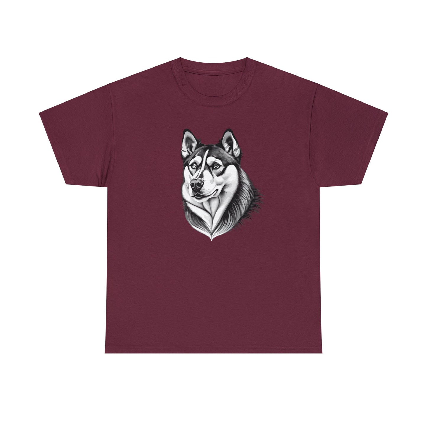 Husky, Dog, Dog Lover, Unisex Heavy Cotton Tee