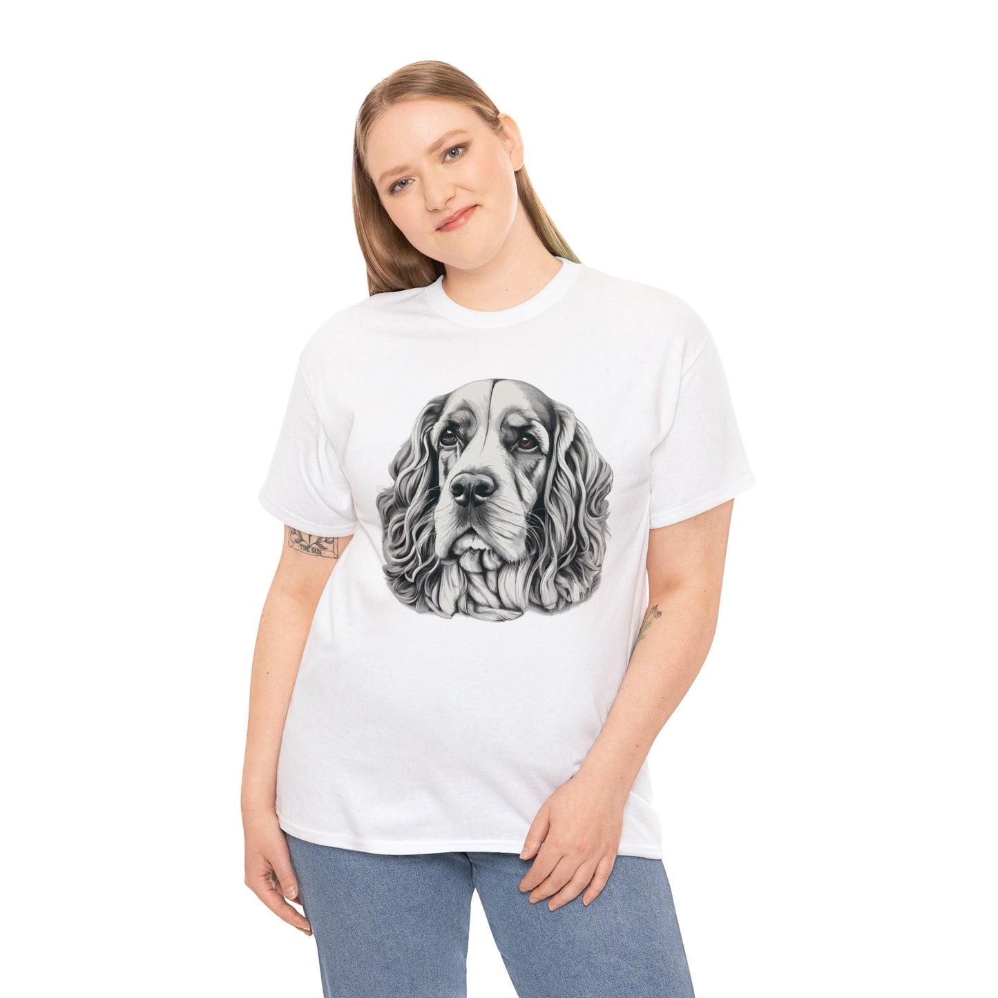 Cocker Spaniel, Dog, Dog Lover, Unisex Heavy Cotton Tee