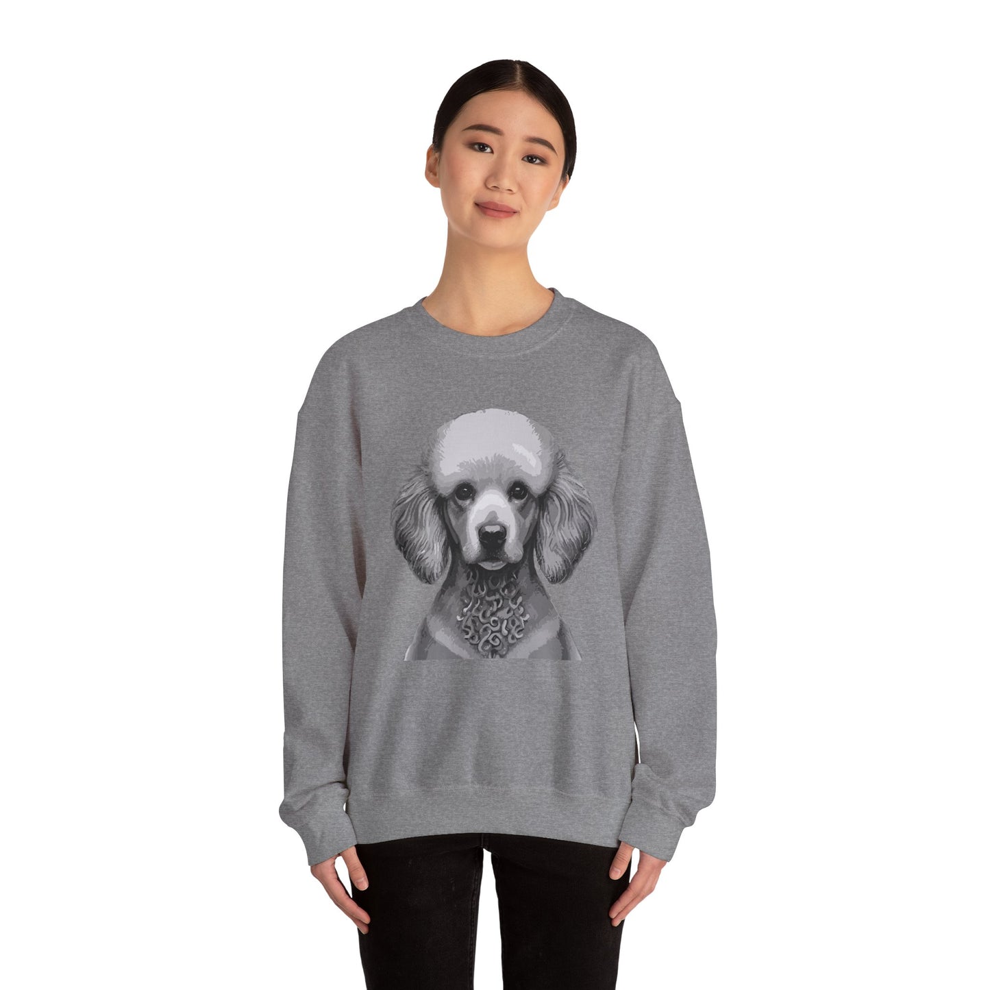 Poodle, Dog, Dog Lover, Unisex Heavy Blend™ Crewneck Sweatshirt