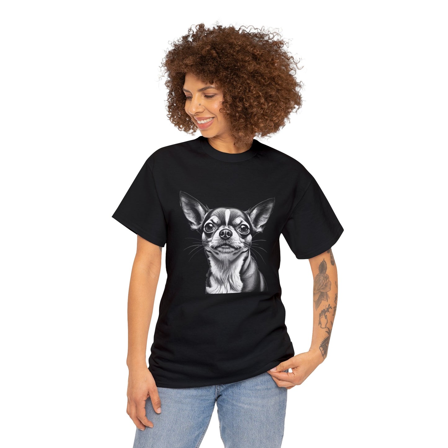 Chihuahua, Dog, Dog Lover, Unisex Heavy Cotton Tee