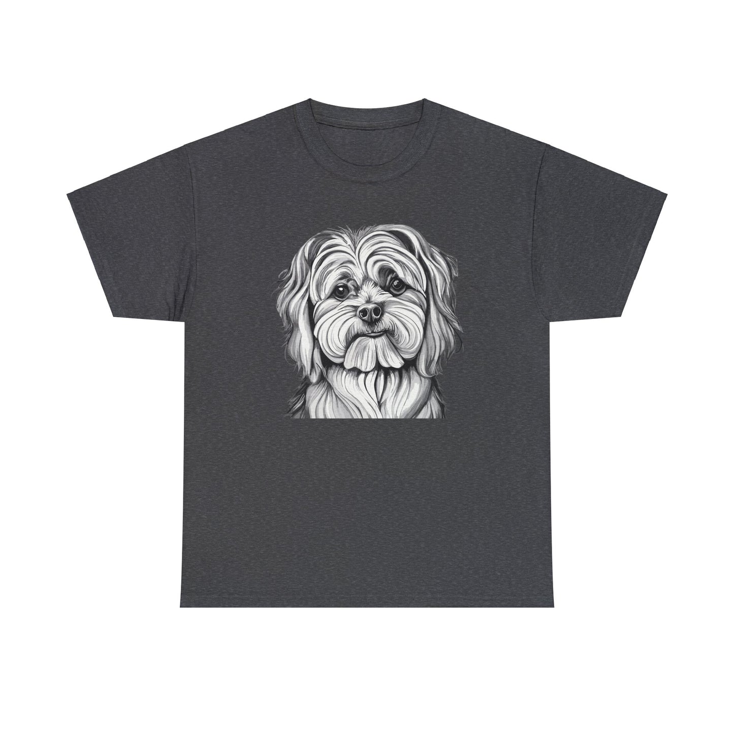 Maltese, Dog, Dog Lover, Unisex Heavy Cotton Tee