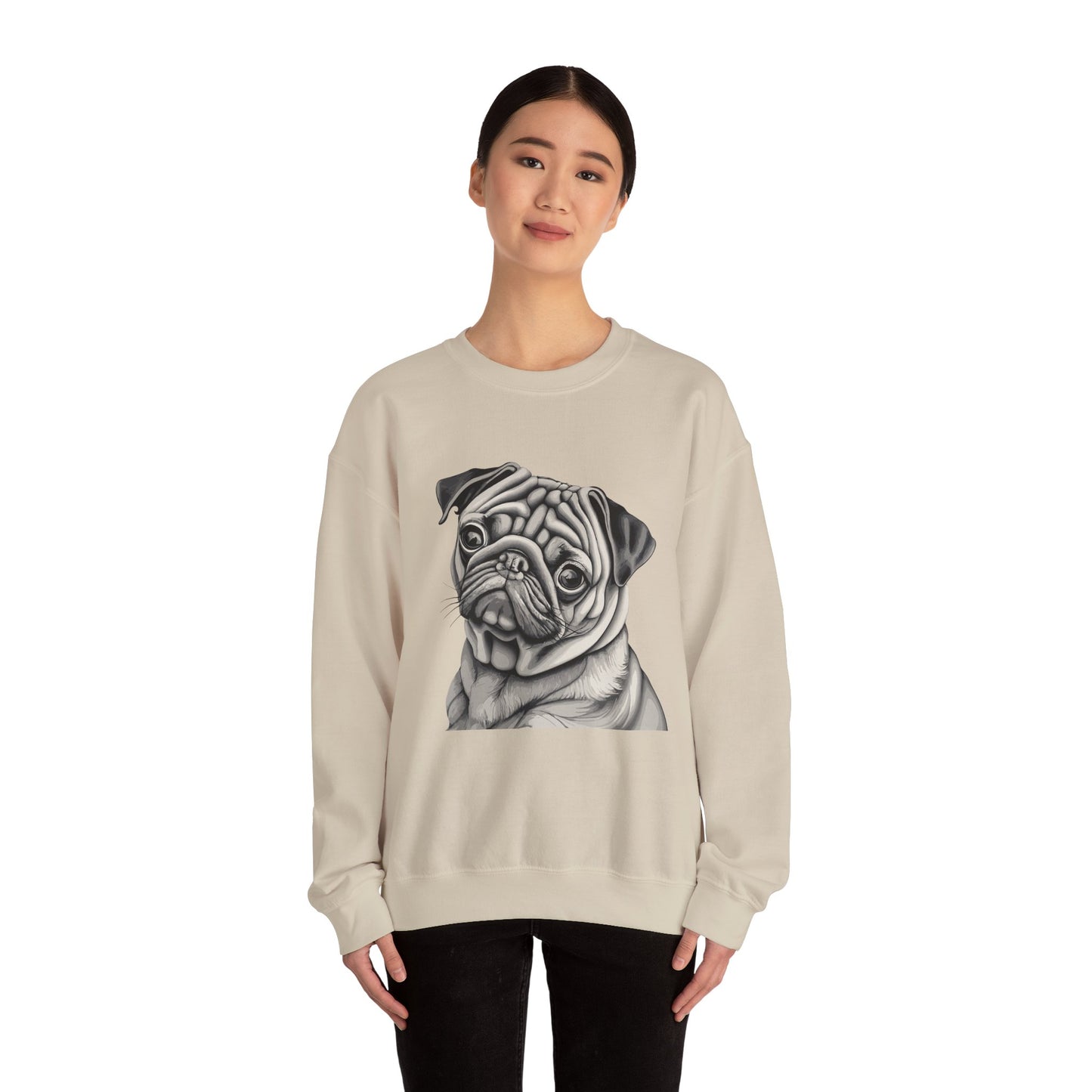 Pug, Dog, Dog Lover, Unisex Heavy Blend™ Crewneck Sweatshirt