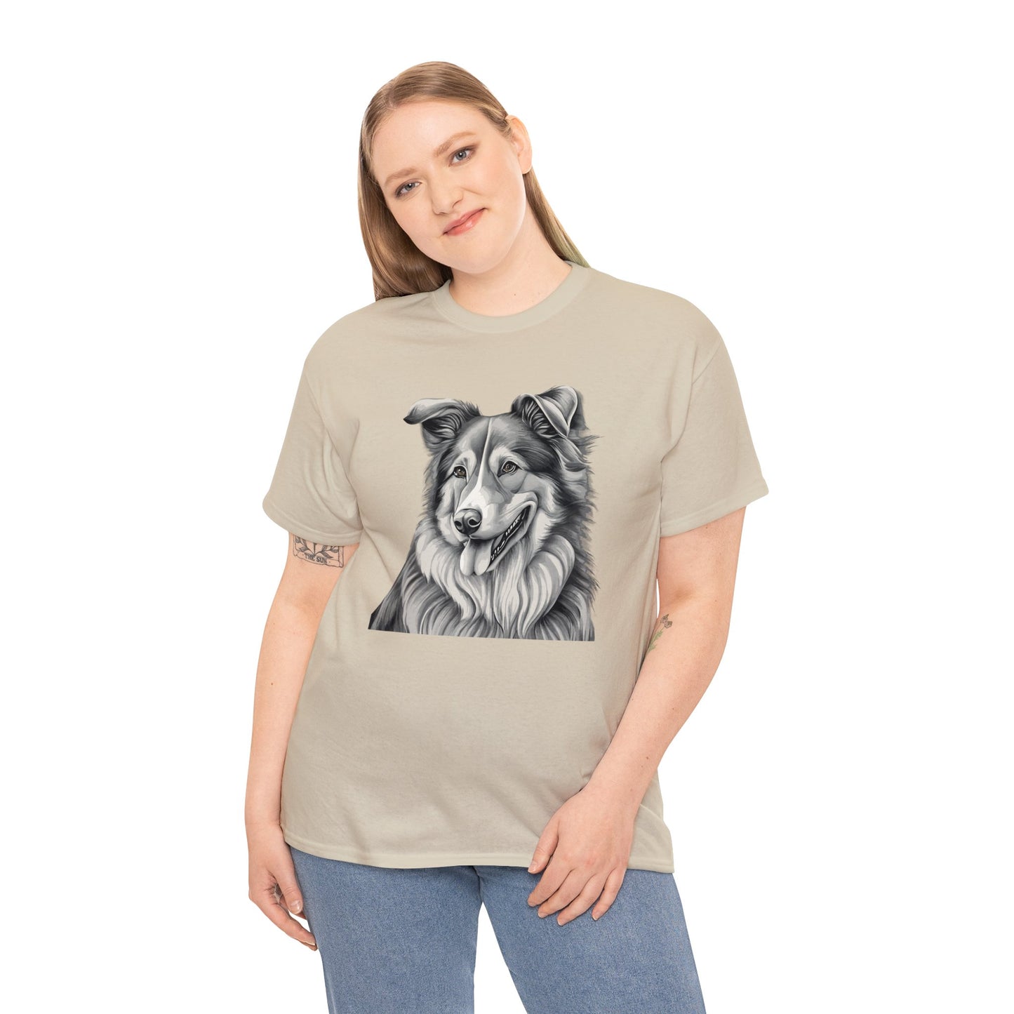 Collie, Dog, Dog Lover, Unisex Heavy Cotton Tee