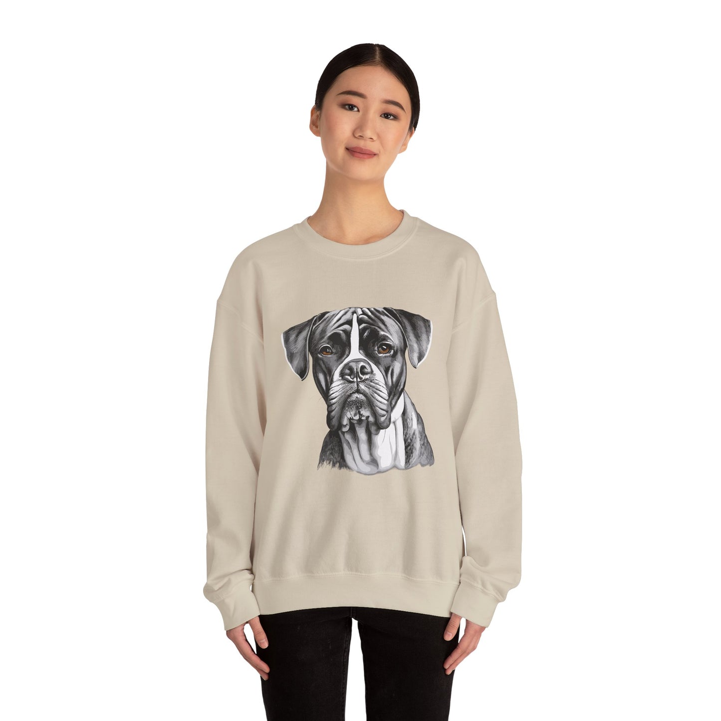 Boxer, Dog, Dog Lover, Unisex Heavy Blend™ Crewneck Sweatshirt