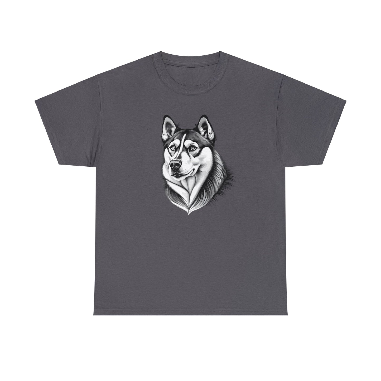Husky, Dog, Dog Lover, Unisex Heavy Cotton Tee